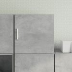 Dulap de perete, gri beton, 40×42,5×40 cm, lemn prelucrat