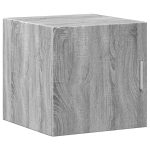 Dulap de perete, gri sonoma, 40×42,5×40 cm, lemn prelucrat