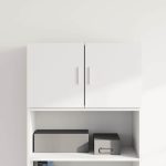 Dulap de perete, alb, 70×42,5×40 cm, lemn compozit