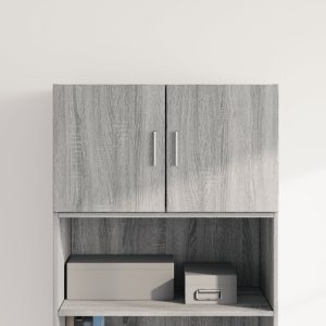 Dulap de perete, gri sonoma, 70×42,5×40 cm, lemn compozit