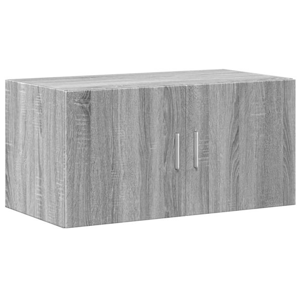 Dulap de perete, gri sonoma, 80×42,5×40 cm, lemn compozit