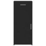 Dulap, negru, 40×42,5×93 cm, lemn prelucrat