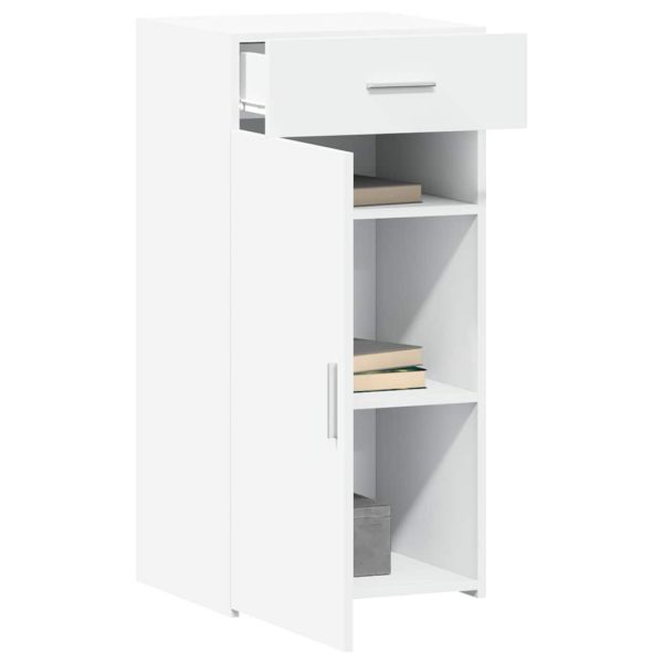 Dulap, alb, 45×42,5×93 cm, lemn prelucrat