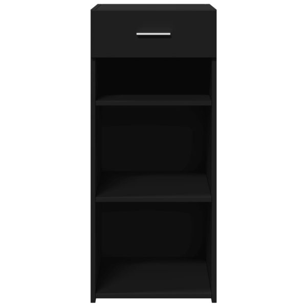 Dulap, negru, 40×42,5×93 cm, lemn prelucrat