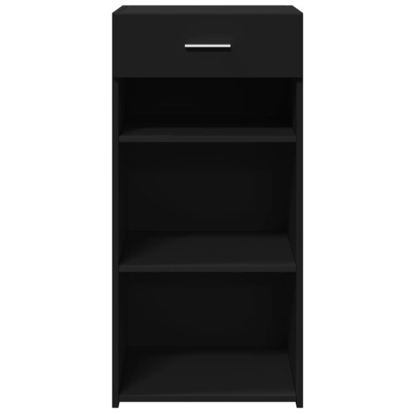 Dulap, negru, 45×42,5×93 cm, lemn prelucrat
