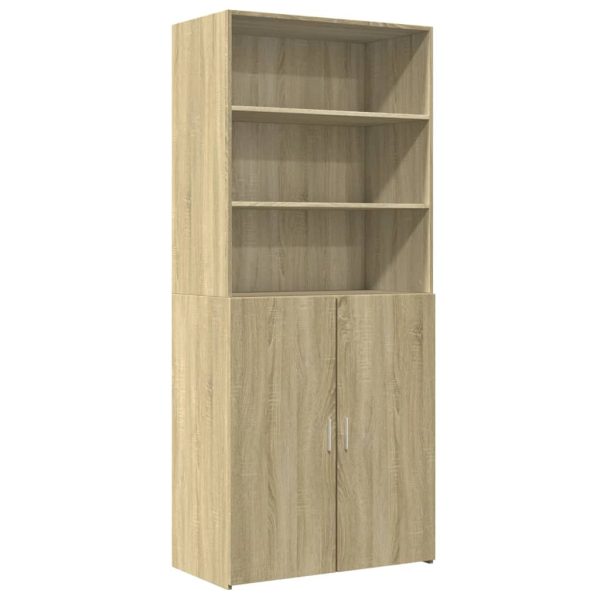 Dulap înalt, stejar sonoma, 80×42,5×185 cm, lemn prelucrat