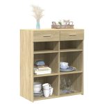Dulap, stejar sonoma, 80×42,5×93 cm, lemn prelucrat