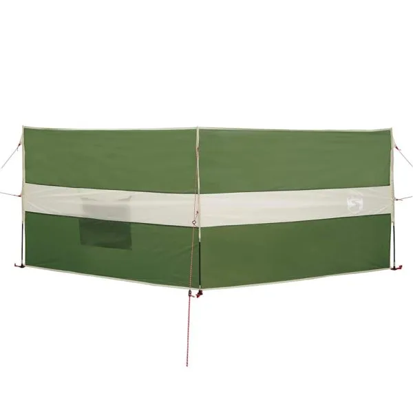 Paravan de camping verde 344×120 cm impermeabil