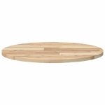 Blat de masă rotund, Ø60×2 cm, lemn masiv de acacia