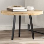 Blat de masă rotund, Ø60×4 cm, lemn masiv de acacia