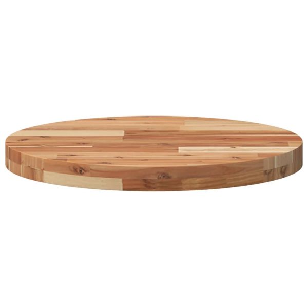 Blat de masă rotund, Ø50×4 cm, lemn masiv de acacia