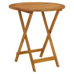 Set mobilier bistro, 3 piese, textil bej/lemn masiv