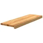 Trepte de scară 8 buc maro deschis lemn masiv de stejar