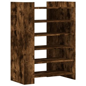 Pantofar, stejar afumat, 74,5×37,5×100 cm, lemn prelucrat