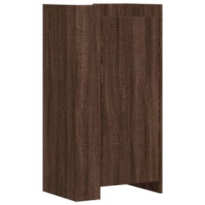 Pantofar, stejar maro, 52×37,5×100 cm, lemn prelucrat