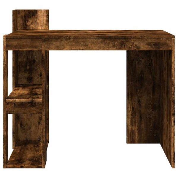 Birou, stejar fumuriu, 103,5×56,5×94 cm, lemn prelucrat