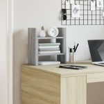 Organizator birou, gri sonoma, 34,5×15,5×35,5 cm lemn prelucrat