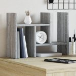 Organizator birou, gri sonoma, 34,5×15,5×35,5 cm lemn prelucrat