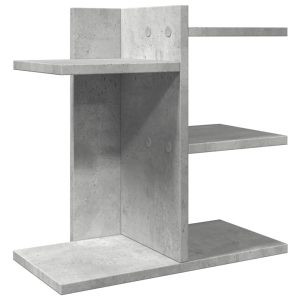 Organizator birou, gri beton, 42×21,5×42 cm lemn prelucrat