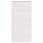 Ușă de hambar, alb, 100×208 cm, lemn masiv de pin