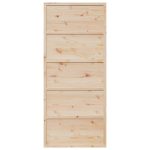 Ușă de hambar, 90×208 cm, lemn masiv de pin