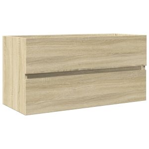 Dulap de chiuvetă, stejar sonoma, 90×38,5×45 cm, PAL