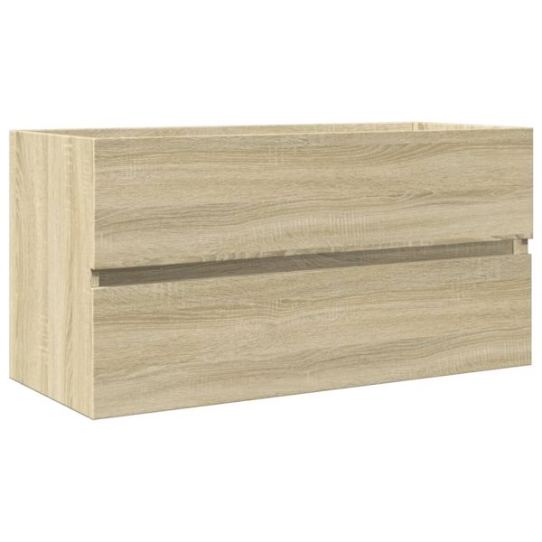 Dulap de chiuvetă, stejar sonoma, 90×38,5×45 cm, PAL