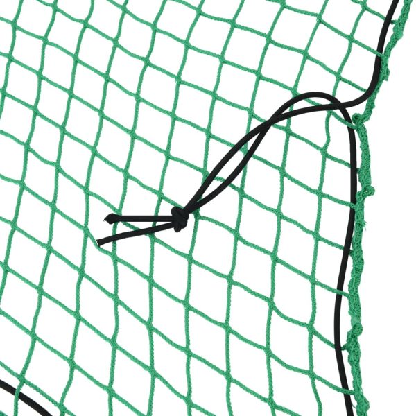 Plasă de remorcă cu funie elastică, verde, 2,2×1,5 m, PP