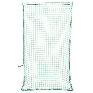 Plasă de remorcă cu funie elastică, verde, 2,7×1,5 m, PP