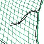 Plasă de remorcă cu funie elastică, verde, 8×3,5 m, PP