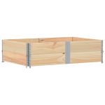 Jardinieră de grădină, 150×100 cm, lemn masiv de pin