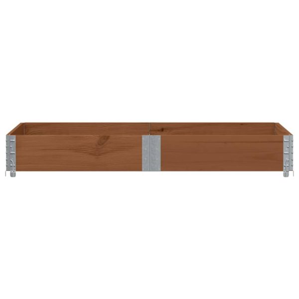 Ramă pentru paleți, maro, 150×100 cm, lemn masiv pin