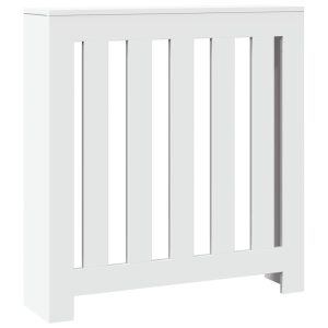 Mască pentru calorifer, alb, 78x20x82 cm, lemn prelucrat