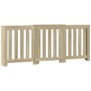 Mască pentru calorifer stejar sonoma 205×21,5×83,5 cm lemn