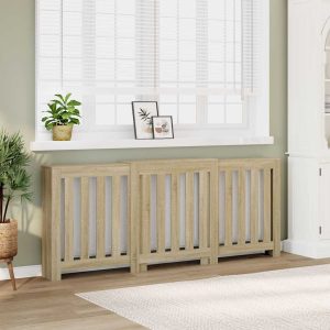 Mască pentru calorifer stejar sonoma 205×21,5×83,5 cm lemn