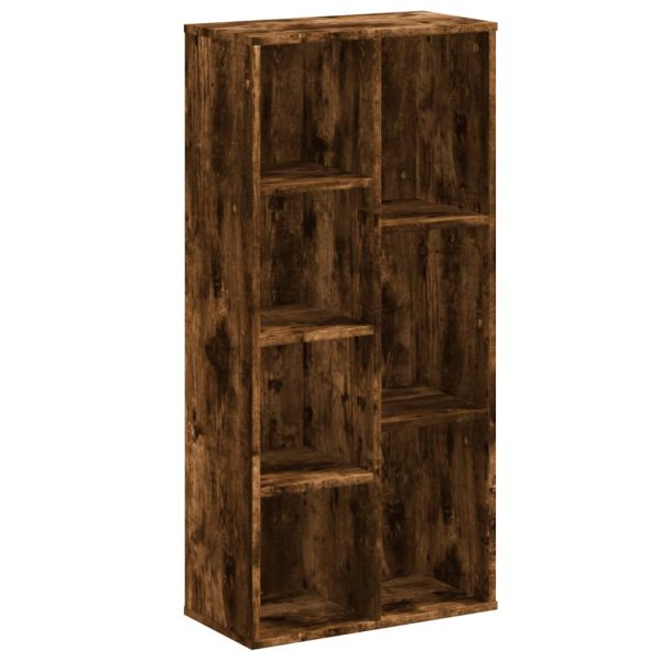 Bibliotecă, stejar fumuriu, 50x25x105 cm, lemn prelucrat