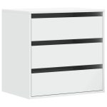 Dulap colț cu sertare alb 60x41x58 cm lemn prelucrat