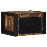Noptiere 2 buc multicolore 40x35x25 cm lemn masiv recuperat