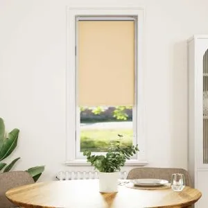 Jaluză cu role opace bej 45×130 cm lățime material 40,7 cm