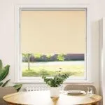 Jaluză cu role opace Bej 115×130 cm Lățime material 110,7 cm