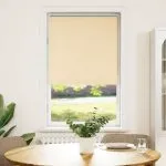 Jaluză cu role opace bej 80×150 cm lățime material 75,7 cm
