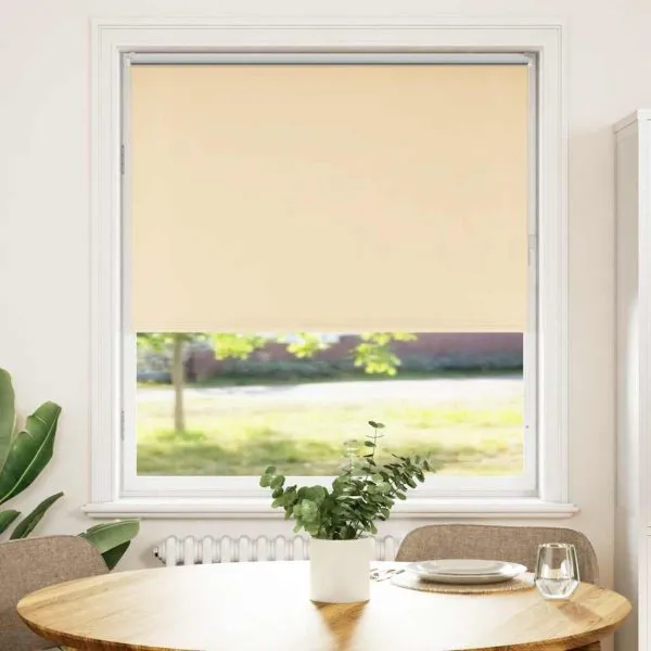 Jaluză cu role opace Bej 115×150 cm Lățime material 110,7 cm