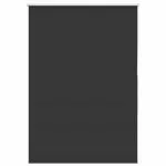 Jaluză cu role opace negru 115×130 cm Lățime material 110,7 cm