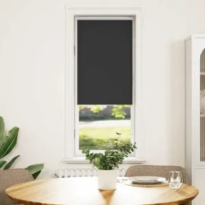 Jaluză cu role opace negru 50×150 cm lățime material 45,7 cm