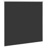 Jaluză cu role opace negru 155×150 cm lățime material 151,6 cm