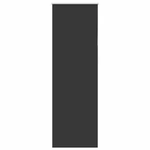 Jaluză cu role opace negru 80×210 cm lățime material 75,7 cm