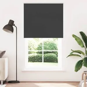 Jaluză cu role opace negru 140×210 cm Lățime material 136,6 cm