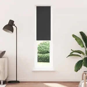Jaluză cu role opace negru 45×230 cm lățime material 40,7 cm