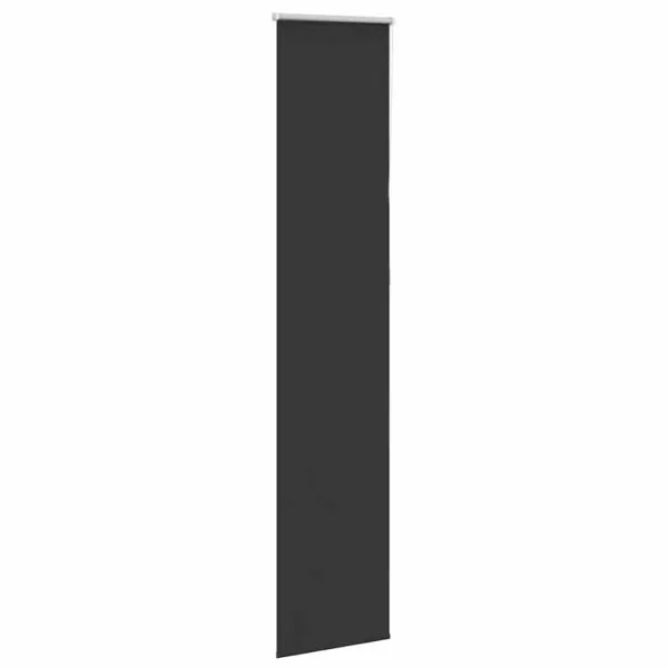 Jaluză cu role opace negru 55×230 cm lățime material 50,7 cm