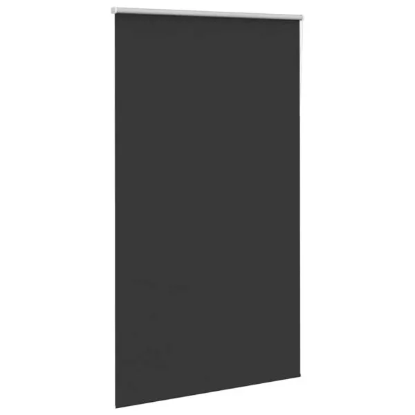 Jaluză cu role opace negru 140×230 cm Lățime material 136,6 cm